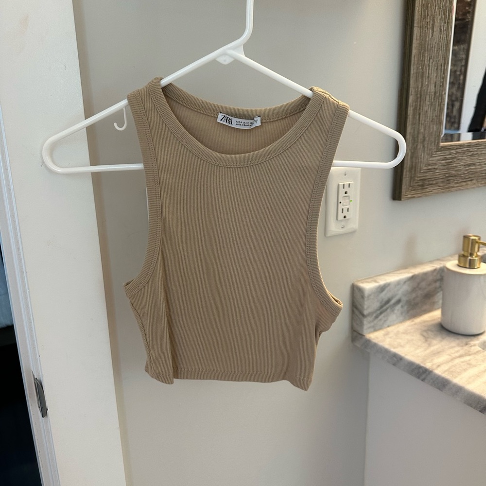 Zara crop top tank